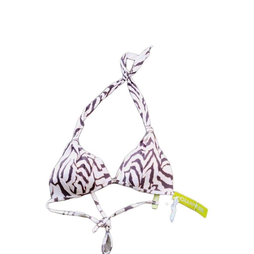 Gianni Bini Women's Swimwear Bikini Top Animal Print Size XS NWT